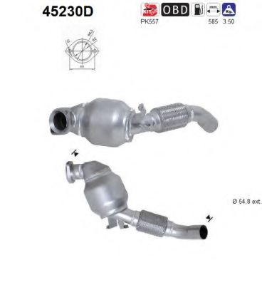 18307788607,BMW 18307788607 Catalytic Converter for BMW