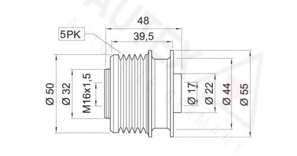 6681550715,MERCE 6681550715 Alternator Freewheel Clutch for MERCE