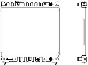 1770056B00,SUZUK 1770056B00 Radiator, engine cooling for SUZUK