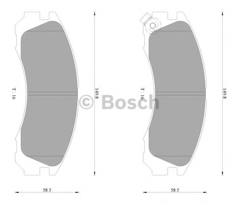 PF3233,NISSHINBO PF-3233 Brake Pad Set, disc brake for NISSHINBO