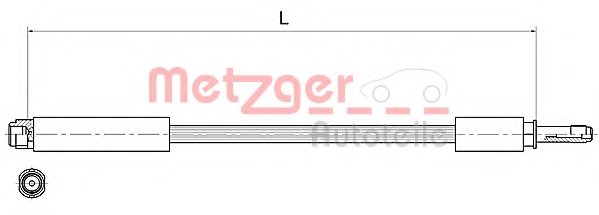 2464200148,MERCE 246.420.01.48 Brake Hose for MERCE