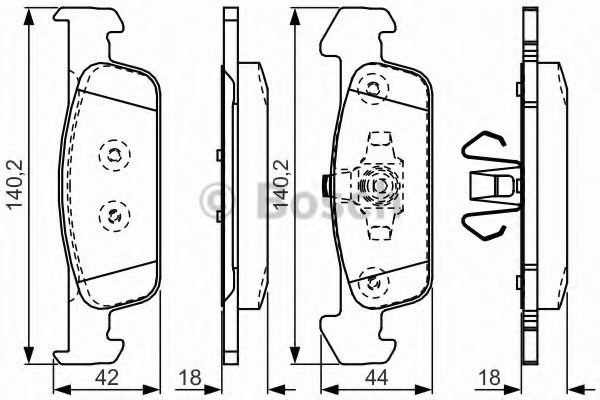 410609646R,DACIA 410609646R Brake Pad Set, disc brake for DACIA
