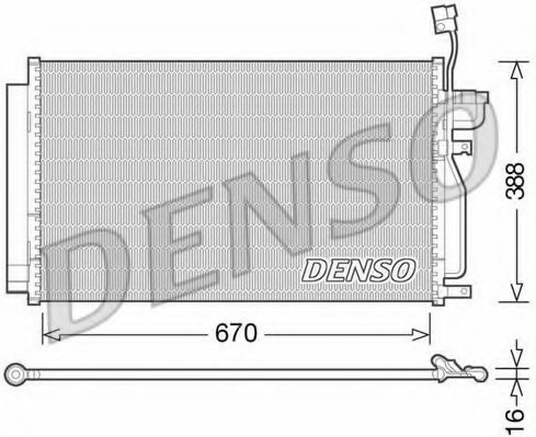 20759647,OPEL 20759647 Condenser, air conditioning for OPEL