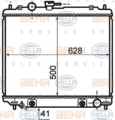 Mb0955 Mitsubishi Mb0955 Radiator Engine Cooling For Mitsubishi