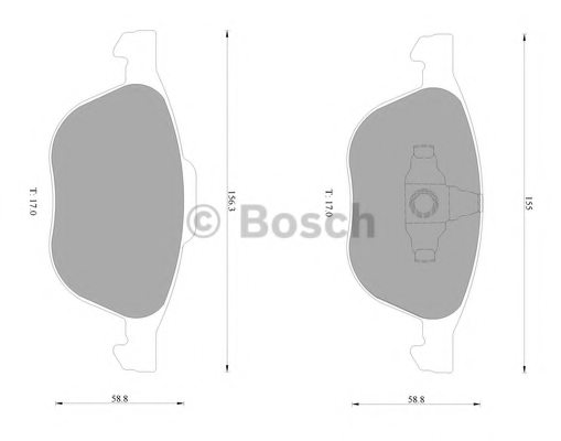 GDB1583,TRW GDB1583 Brake Pad Set, disc brake for TRW