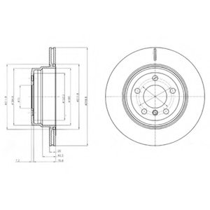 3421677197O,BMW 3421 6771 97O Brake Disc for BMW