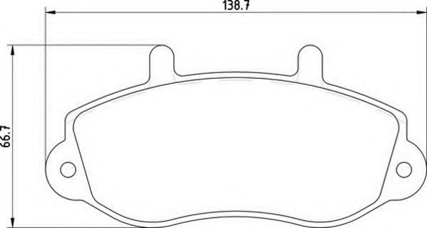 4507797,OPEL 4507797 Brake Pad Set, disc brake for OPEL