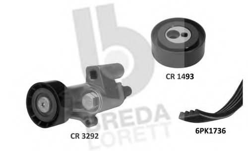 575130,PSA 575130 Belt Tensioner, v-ribbed belt for PSA