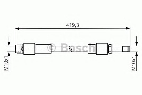 2464200148,MERCE 246.420.01.48 Brake Hose for MERCE