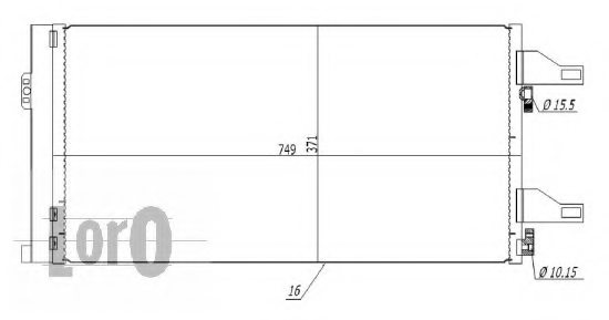 300688, Condenser, air conditioning for