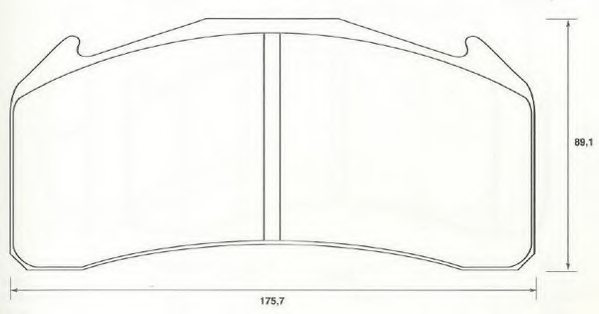 3093531,VOLVO 3093531 Brake Pad Set, disc brake for VOLVO