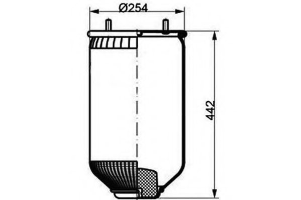 4284300600,SAF 4284300600 Boot, air suspension for SAF