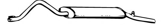 4333862,FIAT 4333862 End Silencer for FIAT