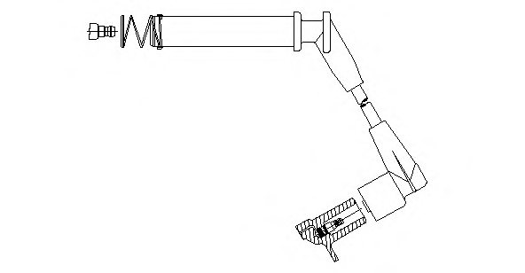 1282089,OPEL 12 82 089 Ignition Cable for OPEL