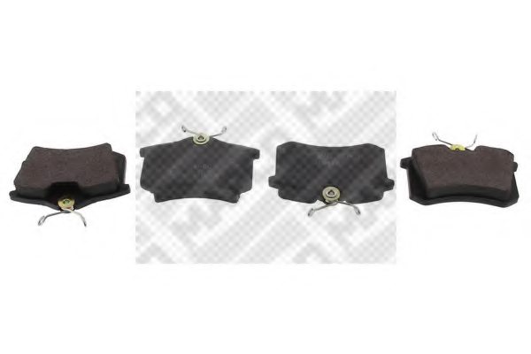 1J0698451P,VAG 1J0 698 451P Brake Pad Set, disc brake for AUDI,CITRO?N ...