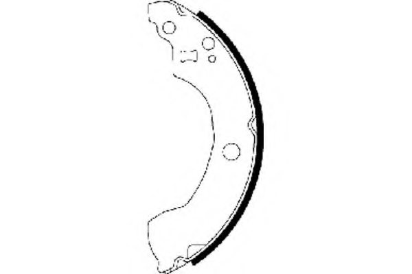 440608M126,NISSA 44060-8M126 Brake Shoe Set for NISSA