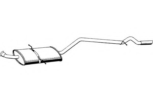 1694906310,MERCE 169 490 63 10 Middle Silencer for MERCE