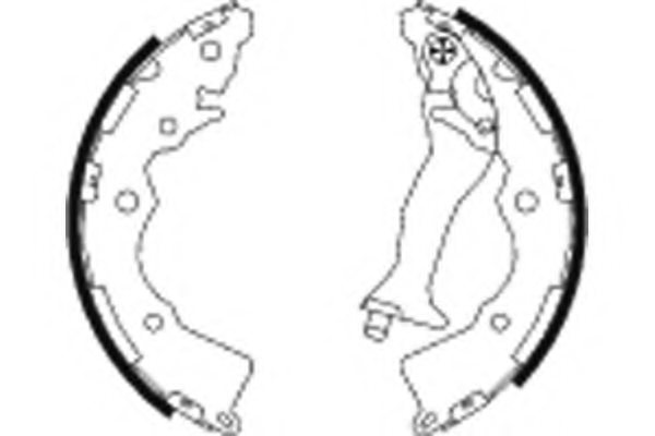 583051GA00,KIA 58305-1GA00 Brake Shoe Set for KIA