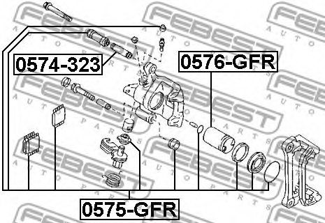 GEYC2646ZA,MAZDA GEYC2646ZA Repair Kit, brake caliper for MAZDA