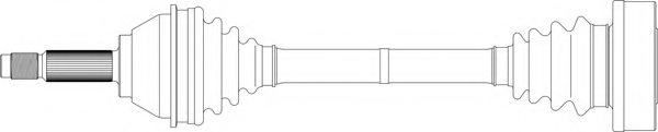 4393154,FIAT 4393154 Drive Shaft for FIAT