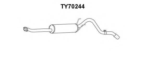 174305B120,VW 17430-5B120 End Silencer for VW