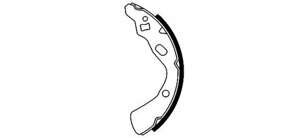 KK1502638Z,KIA KK150-26-38Z Brake Shoe Set for KIA