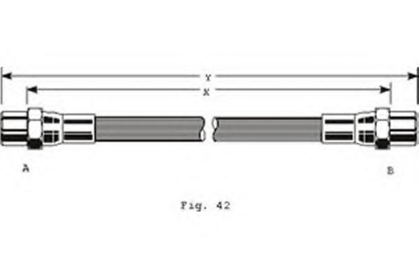 34321113184,BMW 34 32 1 113 184 Brake Hose for BMW