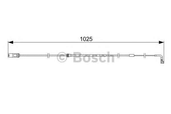 34356771766,BMW 34 35 6 771 766 Warning Contact, brake pad wear for BMW