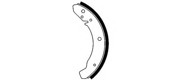113609237C,VW 113609237C Brake Shoe Set for VW