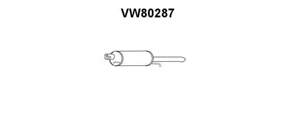 3B0253609R,VW 3B0253609R End Silencer for VW