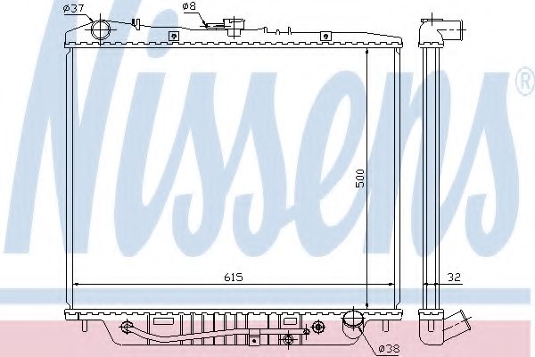 8943752755,OEM 8943752755 Radiator for OEM