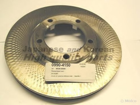 581294A000,HYUNDAI 58129-4A000 Brake Disc for HYUNDAI