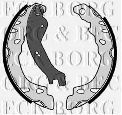 Borg & Beck BBS6045 Brake Shoes 