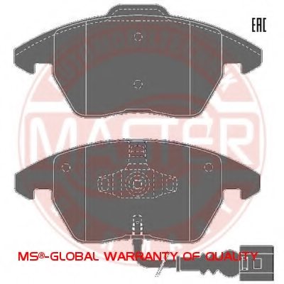 1K0698151,VAG 1K0 698 151 Brake Pad Set, disc brake for AUDI,SEAT,SKODA,VW