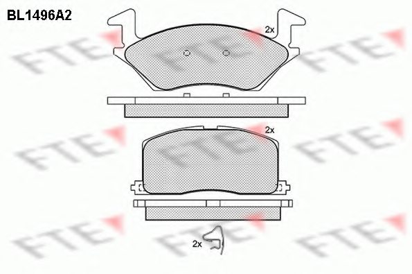 0449110130,TOYOT 04491-10130 Brake Pad Set, disc brake for TOYOT