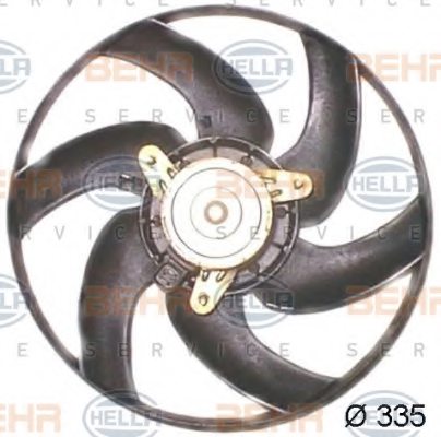 125386,PEUGEOT 1253.86 Fan, radiator for CITRO?N,PEUGEOT