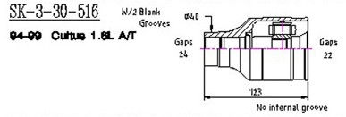 GCK SK-3-30-516 Joint Kit, drive shaft