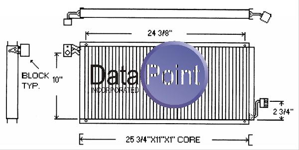 DPI 4621 Condenser, air conditioning