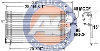 DPI 4486 Condenser, air conditioning