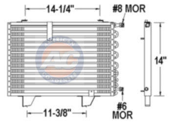 DPI 3853 Condenser, air conditioning