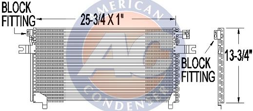 DPI 4804 Condenser, air conditioning