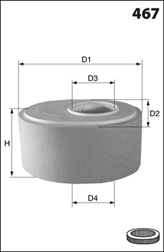 MECA EL3788 Air Filter