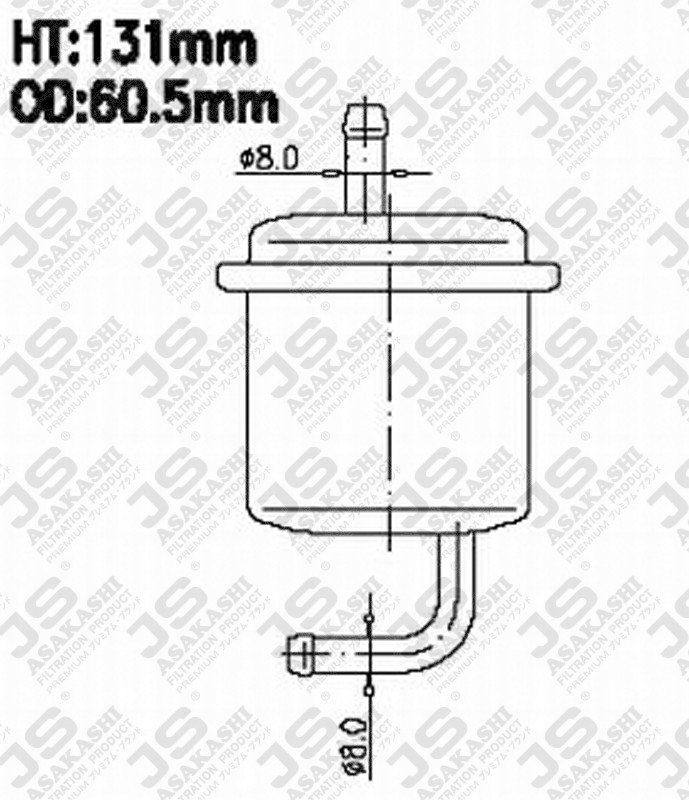 JS JN7201 Fuel Injector