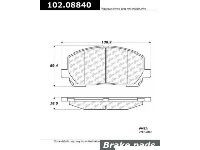 CENTRIC  10208840 Brake Pad