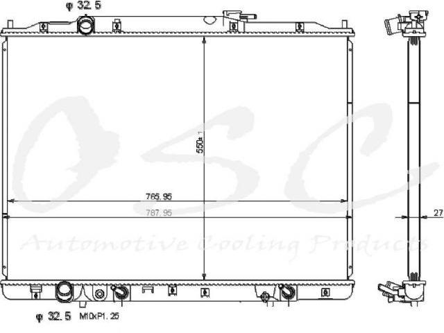 OSC  13065 Radiator