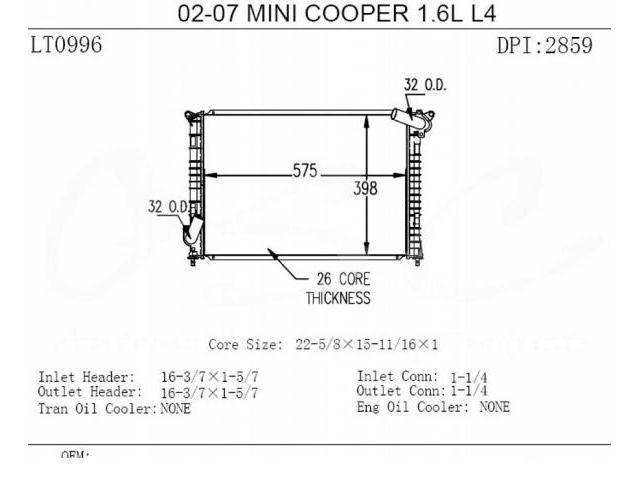 OSC  2859 Radiator
