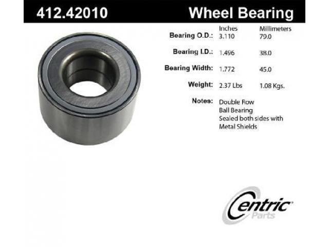 CENTRIC  41242010 Axle Shaft Bearing