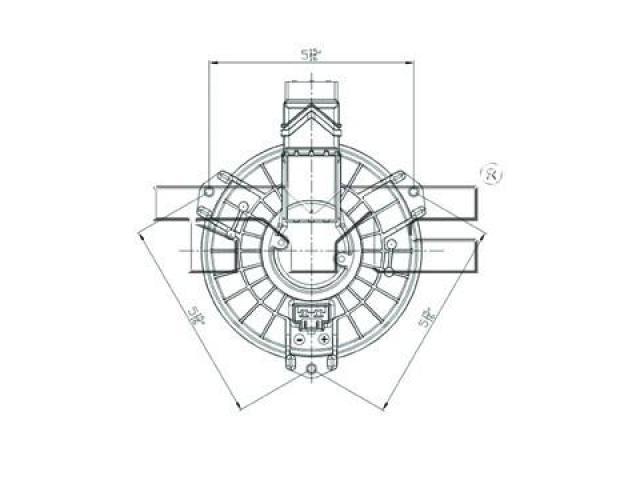 TYC  700264 Blower Motor