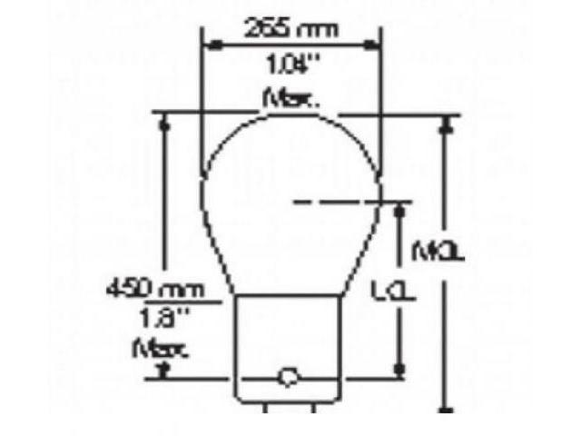 GE  1156NH Side Marker Light Bulb