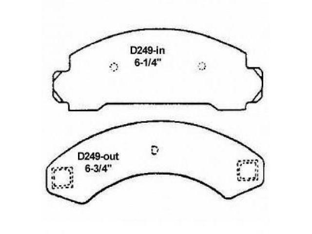 WAGNER  LT249 Brake Pad